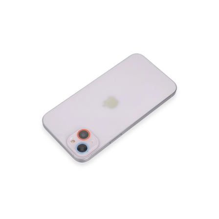 Apple İphone 13 Mini Renkli Kamera Lens Koruma Cam - Pembe-mavi