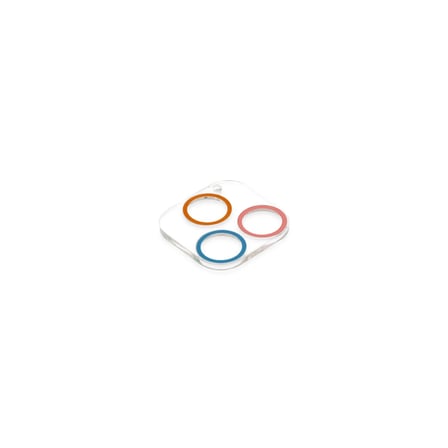 Apple İphone 13 Pro Max Renkli Kamera Lens Koruma Cam - Pembe-mavi