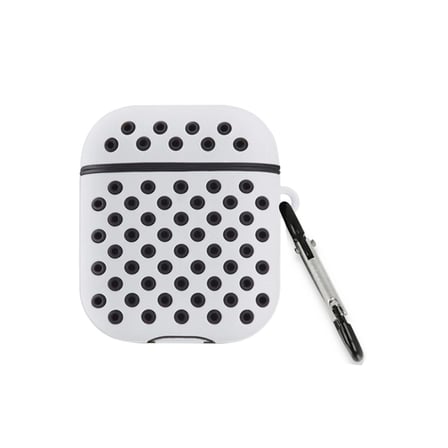 Apple Airpods 3 (3.nesil) Spor Delikli Kılıf - Gri-siyah