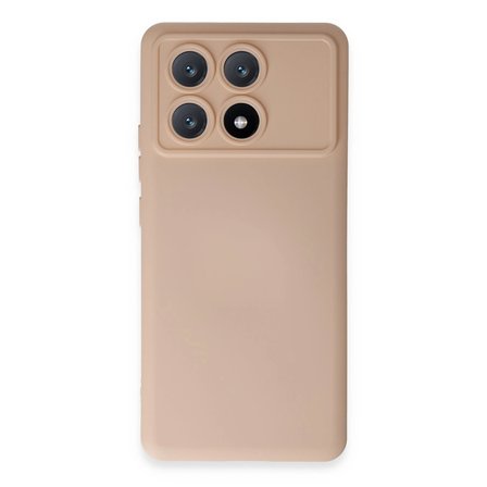 Xiaomi Poco X6 Pro Kılıf Nano İçi Kadife Silikon - Pudra