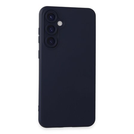 Samsung Uyumlu Galaxy S24 Kılıf Nano İçi Kadife Silikon - Lacivert
