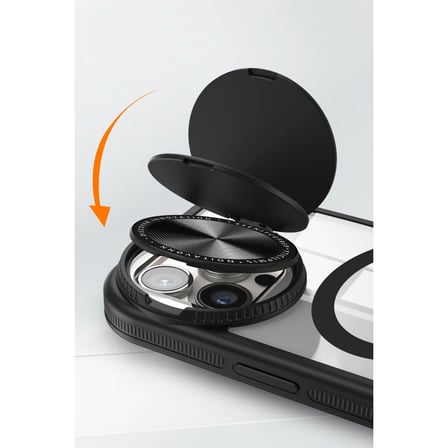Apple İphone 14 Pro Max Kılıf Teleskop Lens Magsafe Silikon Kapak - Koyu Yeşil
