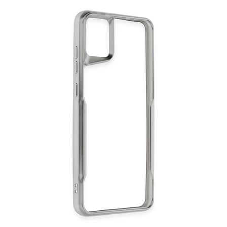 Samsung Galaxy A05 Kılıf Boyi Silikon Kapak - Gümüş