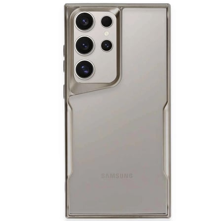 Samsung Galaxy S24 Ultra Kılıf Boyi Silikon Kapak - Titan Gri