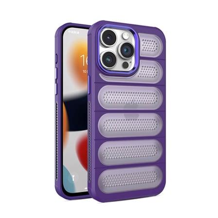 Apple İphone 14 Pro Kılıf Airmax Silikon Kapak - Derin Mor