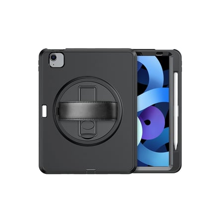 Apple İpad 2022 10.9 (10.nesil) Kılıf Hand Strap Tablet Kılıfı - Siyah