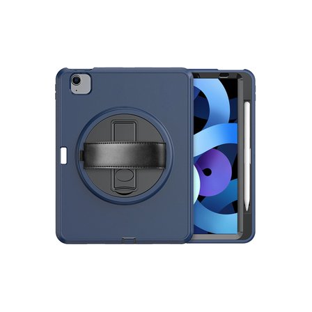 Apple İpad 2022 10.9 (10.nesil) Kılıf Hand Strap Tablet Kılıfı - Lacivert