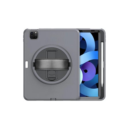 Apple İpad Pro 11 (2018) Kılıf Hand Strap Tablet Kılıfı - Gri