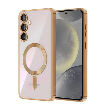 Samsung Uyumlu Galaxy A56 Kross Magneticsafe Kapak - Çöl Titanyum