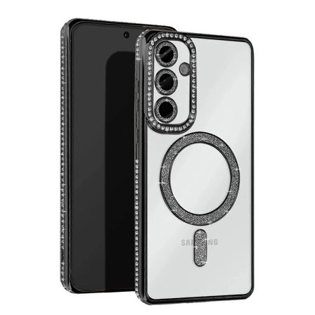 Samsung Galaxy A26 Joke Simli Magneticsafe Kılıf - Siyah