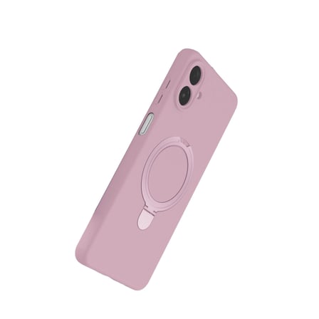 Samsung Uyumlu Galaxy A07 4g Regal Magsafe Standlı Kapak - Açık Pembe