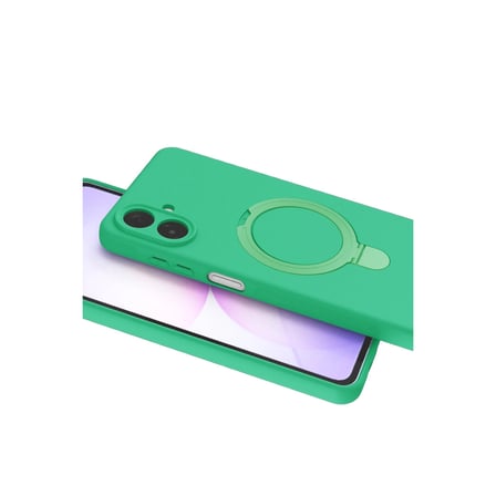 Samsung Uyumlu Galaxy A07 4g Regal Magsafe Standlı Kapak - Yeşil