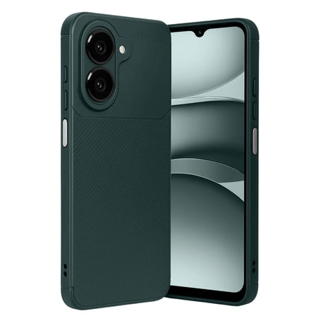 Samsung Galaxy A07 4g Auto Focus Karbon Kapak - Koyu Yeşil