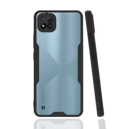 Realme C11 2021 Kılıf Platin Silikon - Siyah
