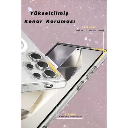 Joko Samsung Galaxy S23 Ultra Kılıf  Magsafe Kapak - Siyah