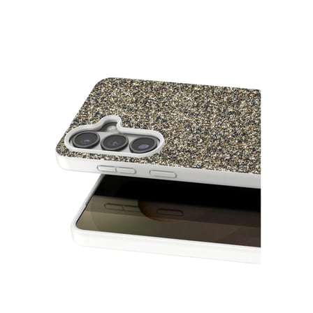 Onegif Samsung Galaxy S26 Bright Simli Kapak - Gold