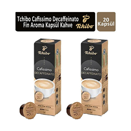 Tchibo Cafissimo Caffe Crema Decaffinated Kapsül Kahve 2 x 10'lu