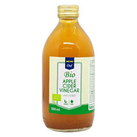 Metro Chef 500 ml Bio Organik Elma Sirkesi