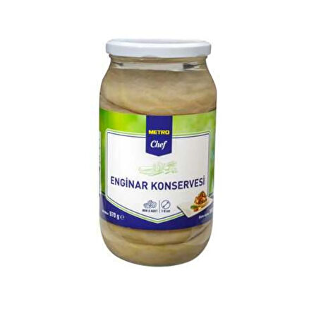 Metro Chef Enginar Konservesi 970G En Az 8 Adet 7-9 cm
