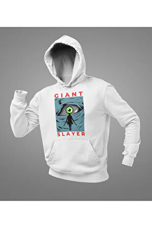 Giant Slayer Baskılı Unisex Oversize Anime Hoodie