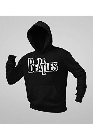 Müzik Grubu The Beatles Baskılı Unisex Oversize Hoodie