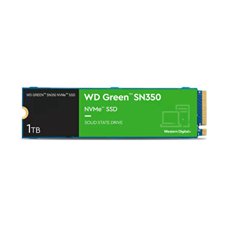 WD 1TB NVMe M.2 PCIe 3200-2500MB/s Green SN350 WDS100T3G0C