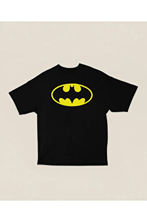 The Batman Kahraman Karakter Baskılı Unisex Oversize Tişört