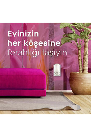 Elektrikli Oda Kokusu Bahar Çiçekleri Kit + Temiz Çarşaf Ferahlığı Yedek Şişe