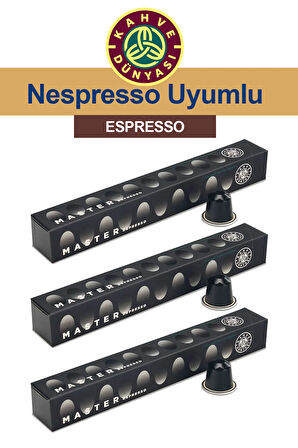 Espresso Kapsül Kahve 3 Adet 10'lu Kutu
