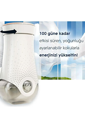 Elektrikli Oda Kokusu Temiz Çarşaf Ferahlığı Kit + Bahar Çiçekleri Yedek Şişe