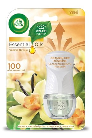 Elektrikli Oda Kokusu Seti Vanilya (1 Kit 1 Yedek)