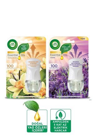 Elektrikli Oda Kokusu Kit Set Vanilya Kit + Lavanta Kit (2 Cihaz 2 Koku)
