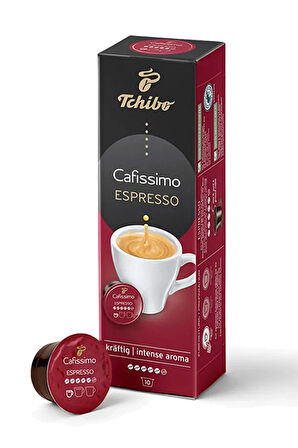 Cafissimo Espresso Elegent Intense Aroma 2x10 Adet Kapsül Kahve Tchibo Bardak