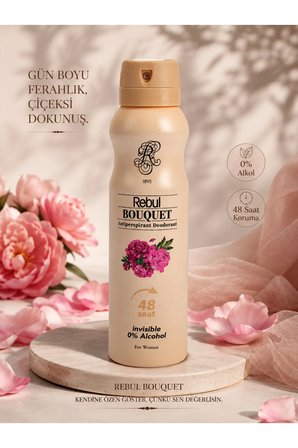 Kadın Deodorant Seti Alkolsüz 3x150ml Magnolia Bouquet Green Tea Invisible
