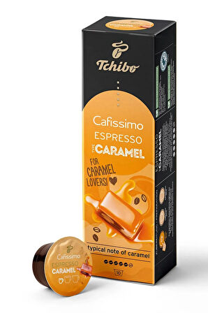 Cafissimo Espresso Caramel 2x10 Adet Kapsül Kahve Tchibo Bardak