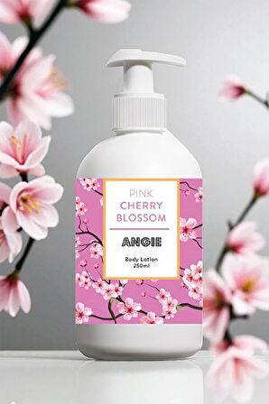 Pink Cheery Blossom Pembe Kiraz Çiçeği Vücut Kremi 250 ml