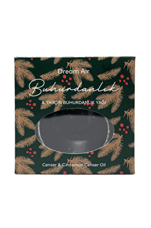 Dream Air Tarçın Aromalı Buhurdanlık 30 ml. Siyah Yıldız Cinnamon