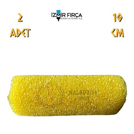 İzmir Fırça Mercan Parmak Rulo Yedek - 10 cm - 2 Adet