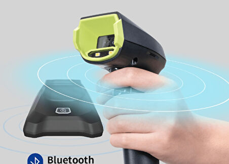 I-DATA J15-BT 2D KABLOSUZ UZUN MESAFE BARKOD OKUYUCU