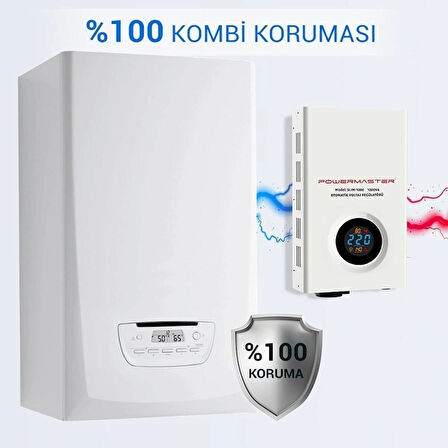 Dijital Ekranlı Otomatik Voltaj Kombi Regülatörü Özellikleri Kombi Koruma Regülatörü Slim Kasa