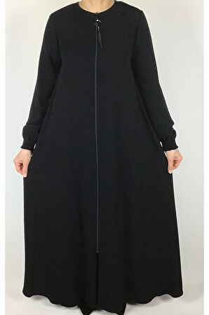 ÖNÜ FERMUARLI GİZLİ CEPLİ MEVLANA MODEL FERACE