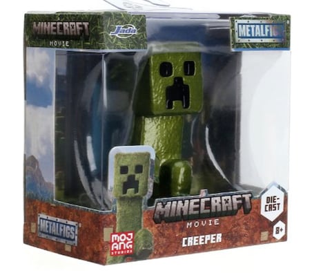 Jada Toys Minecraft Movie - Creeper With Sword Metal Figür 2.5"