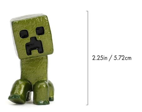 Jada Toys Minecraft Movie - Creeper With Sword Metal Figür 2.5"