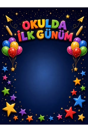 Okulda ilk günüm 100x150