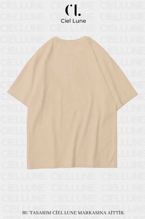 unisex kadın erkek japan baskılı özel tasarım oversize t-shirt