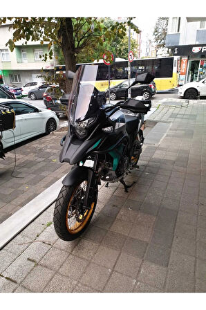 MOTOCAM Java RVM 500 Siperlik Ön Cam 2021-2025 Model 53cm Füme Renkli 4mm