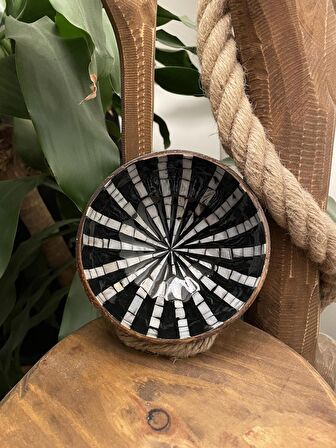 El Yapımı Hindistan Cevizi Kasesi Ve Kase Altlığı - Coconut Bowl - Bowl Kasesi - Çerezlik