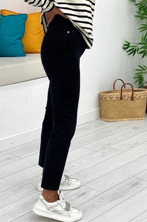 Siyah Mom Jean 85321