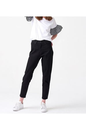 Isabella Zero Max Yüksek Bel Siyah Likralı Esnek Kot Pantolon Esnek Jeans(Tam kalıptır)