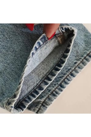 Isabella Zero Max Yüksek Bel Mavi Mom Kot Pantolon %100 Pamuk Esnek Jeans (1 beden büyük alınız)